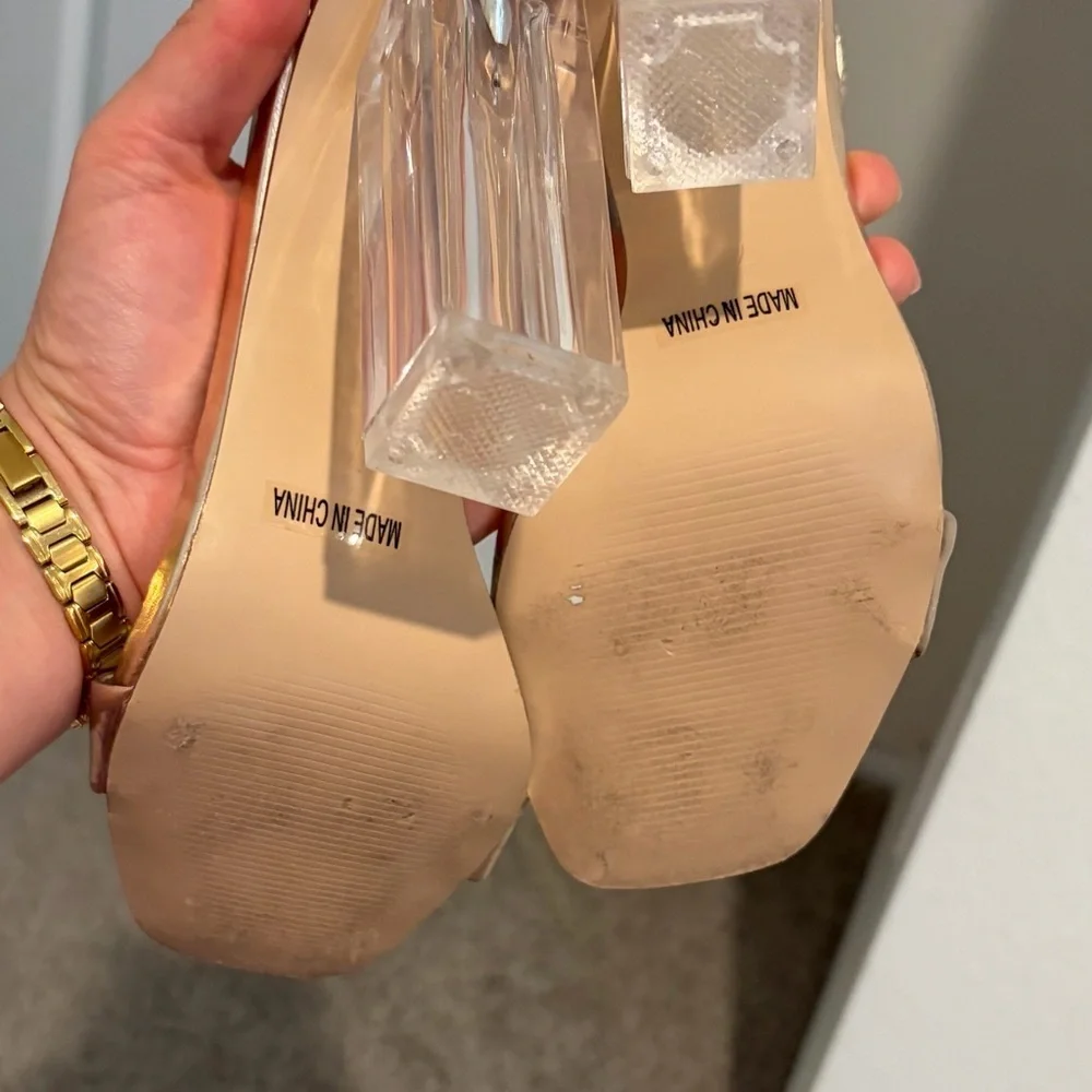 Elegant Gold Heels